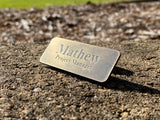 Engraved Name Magnet Badge