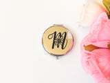 Compact mirror Monogram gift