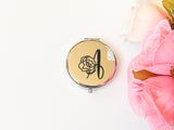 Compact mirror Monogram gift