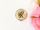 Compact mirror Monogram gift