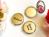 Compact mirror bridesmaid gift